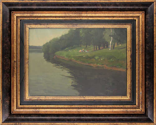 Юон Константин Федорович. Группа на берегу 